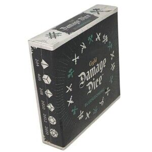Gyld Damage Dice Bludgeoning Polyhedral 2d4 4d6 2d8 2d10 2d12 2d20 Red Box NEW